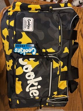Cookies Yellow/Black Camo Duffel Bag -